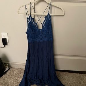 Free People Adela Dress Blue